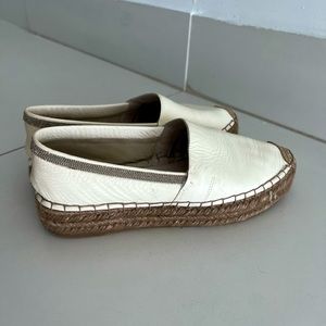 Brunello Cucinelli espadrilles size 7, white